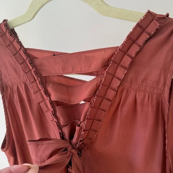 Catherine Malandrino Sleeveless Satin Top – Size Small - Picture 5 of 6